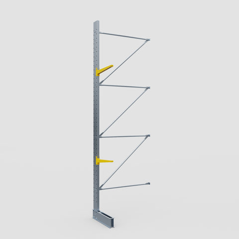 Cantilever Rack - Single Sided - Standard Duty - Powder Coated - Add-On Bay - Height 4500mm