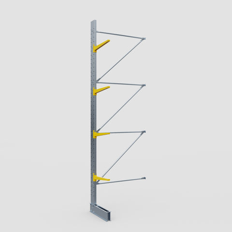 Cantilever Rack - Single Sided - Standard Duty - Powder Coated - Add-On Bay - Height 4500mm