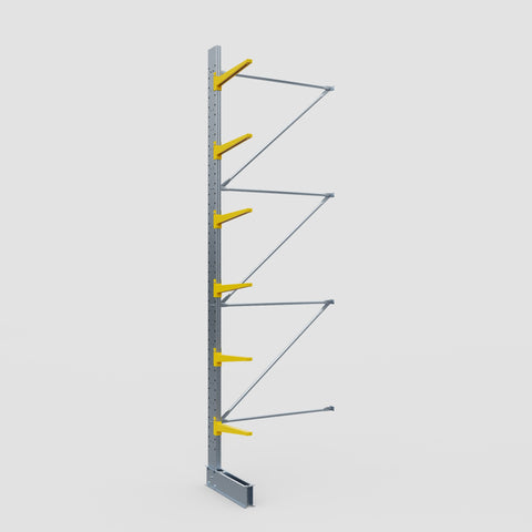 Cantilever Rack - Single Sided - Standard Duty - Powder Coated - Add-On Bay - Height 4500mm