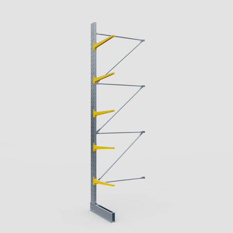 Cantilever Rack - Single Sided - Standard Duty - Powder Coated - Add-On Bay - Height 4500mm