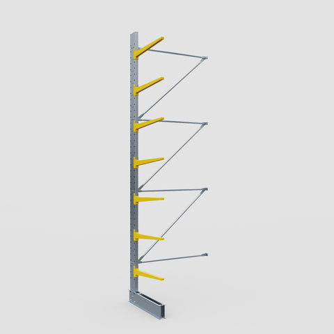 Cantilever Rack - Single Sided - Standard Duty - Powder Coated - Add-On Bay - Height 4500mm