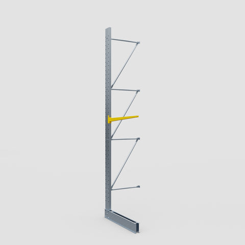 Cantilever Rack - Single Sided - Standard Duty - Powder Coated - Add-On Bay - Height 4500mm