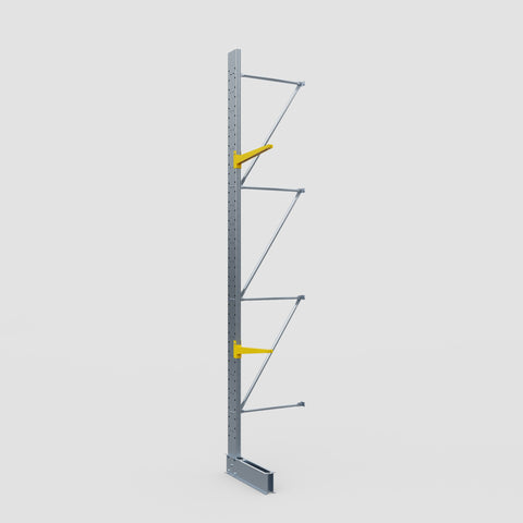 Cantilever Rack - Single Sided - Standard Duty - Powder Coated - Add-On Bay - Height 4500mm