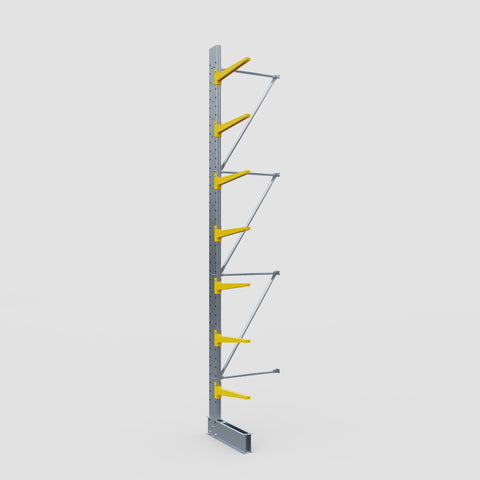 Cantilever Rack - Single Sided - Standard Duty - Powder Coated - Add-On Bay - Height 4500mm