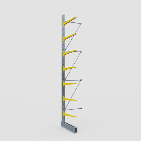 Cantilever Rack - Single Sided - Standard Duty - Powder Coated - Add-On Bay - Height 4500mm