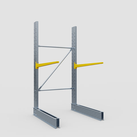 Cantilever Rack - Single Sided - Standard Duty - Powder Coated - Full Bay - Height 2500mm