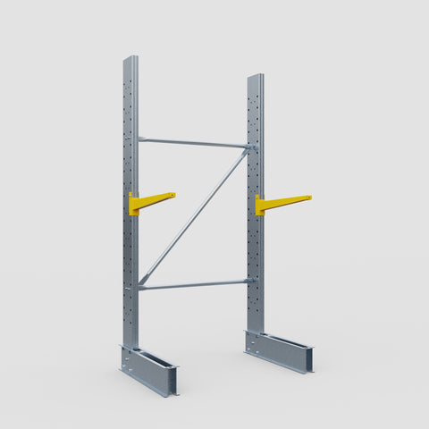 Cantilever Rack - Single Sided - Standard Duty - Powder Coated - Full Bay - Height 2500mm