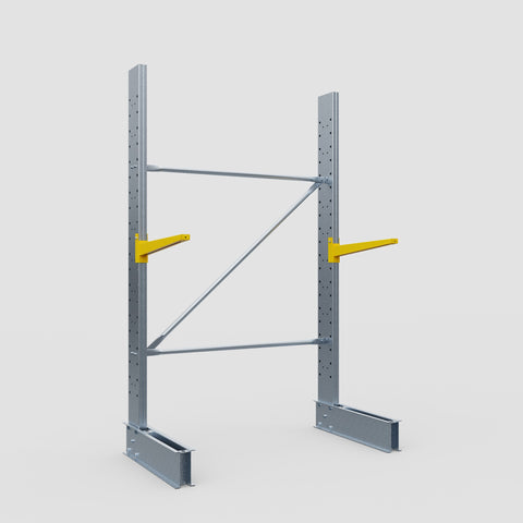 Cantilever Rack - Single Sided - Standard Duty - Powder Coated - Full Bay - Height 2500mm