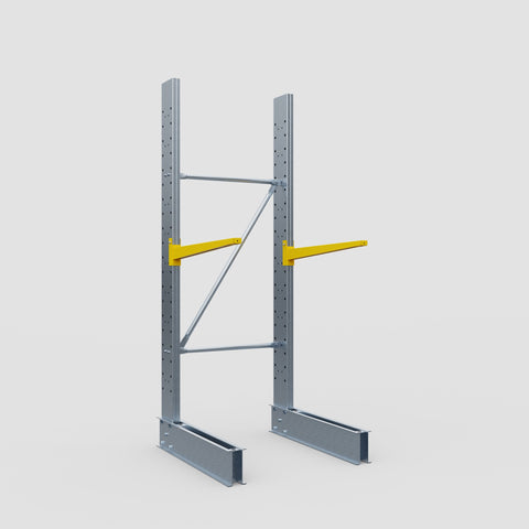 Cantilever Rack - Single Sided - Standard Duty - Powder Coated - Full Bay - Height 2500mm