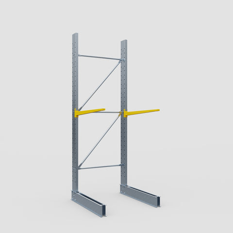 Cantilever Rack - Single Sided - Standard Duty - Powder Coated - Full Bay - Height 3500mm