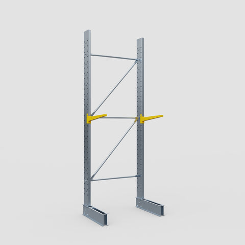 Cantilever Rack - Single Sided - Standard Duty - Powder Coated - Full Bay - Height 3500mm