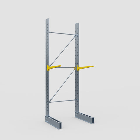 Cantilever Rack - Single Sided - Standard Duty - Powder Coated - Full Bay - Height 3500mm