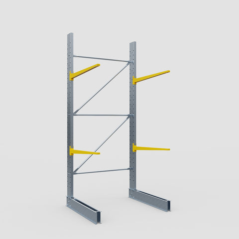 Cantilever Rack - Single Sided - Standard Duty - Powder Coated - Full Bay - Height 3500mm