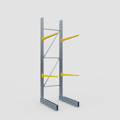 Cantilever Rack - Single Sided - Standard Duty - Powder Coated - Full Bay - Height 3500mm