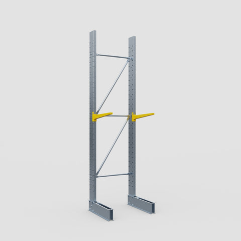 Cantilever Rack - Single Sided - Standard Duty - Powder Coated - Full Bay - Height 3500mm