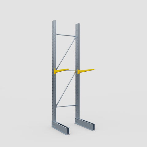 Cantilever Rack - Single Sided - Standard Duty - Powder Coated - Full Bay - Height 3500mm