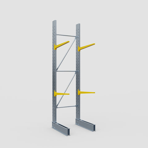 Cantilever Rack - Single Sided - Standard Duty - Powder Coated - Full Bay - Height 3500mm