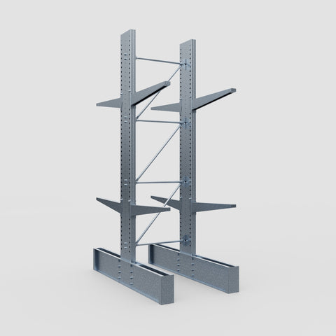 Cantilever Rack - Double Sided - Ultra Heavy Duty - Hot Dip Galvanized - Full Bay - Height 4267mm