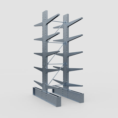 Cantilever Rack - Double Sided - Ultra Heavy Duty - Hot Dip Galvanized - Full Bay - Height 4267mm