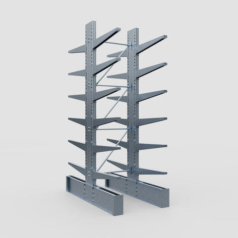Cantilever Rack - Double Sided - Ultra Heavy Duty - Hot Dip Galvanized - Full Bay - Height 4267mm
