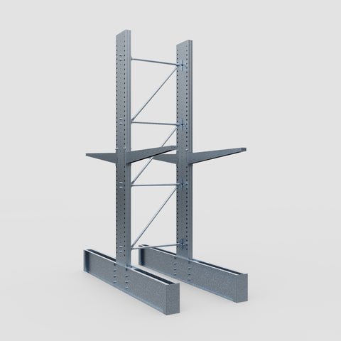 Cantilever Rack - Double Sided - Ultra Heavy Duty - Hot Dip Galvanized - Full Bay - Height 4267mm