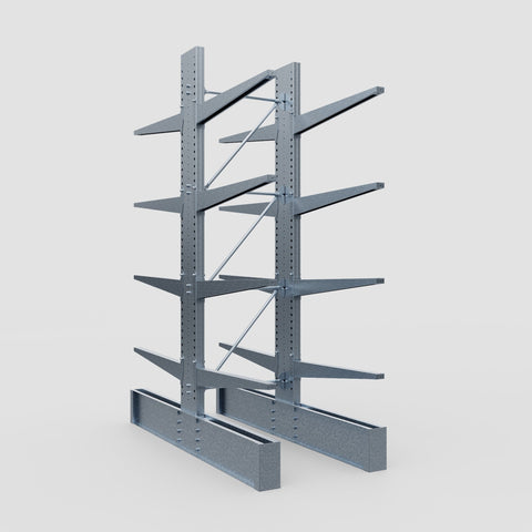Cantilever Rack - Double Sided - Ultra Heavy Duty - Hot Dip Galvanized - Full Bay - Height 4267mm