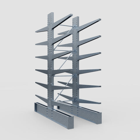 Cantilever Rack - Double Sided - Ultra Heavy Duty - Hot Dip Galvanized - Full Bay - Height 4267mm