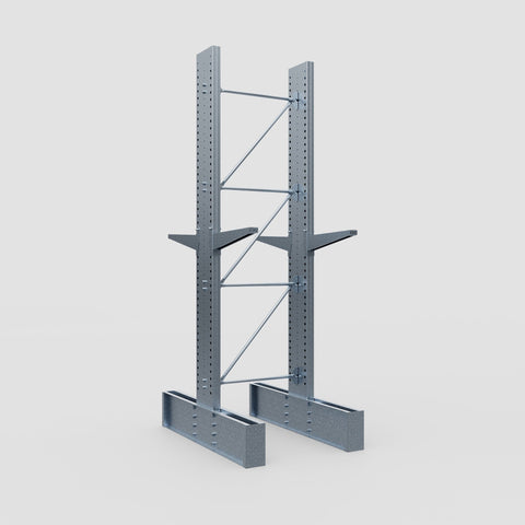 Cantilever Rack - Double Sided - Ultra Heavy Duty - Hot Dip Galvanized - Full Bay - Height 4267mm