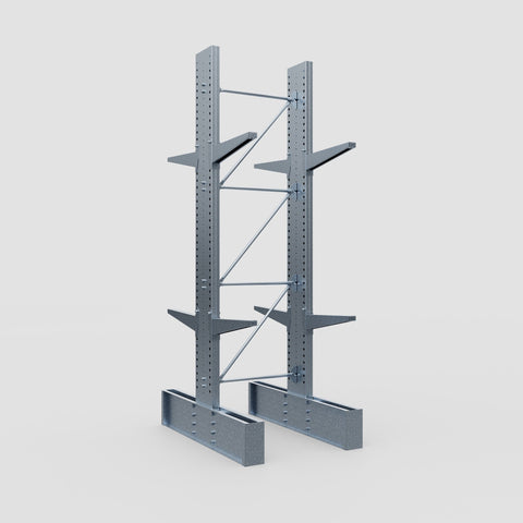 Cantilever Rack - Double Sided - Ultra Heavy Duty - Hot Dip Galvanized - Full Bay - Height 4267mm