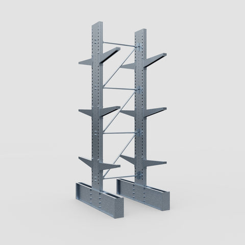 Cantilever Rack - Double Sided - Ultra Heavy Duty - Hot Dip Galvanized - Full Bay - Height 4267mm