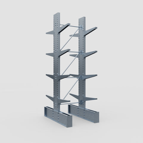 Cantilever Rack - Double Sided - Ultra Heavy Duty - Hot Dip Galvanized - Full Bay - Height 4267mm