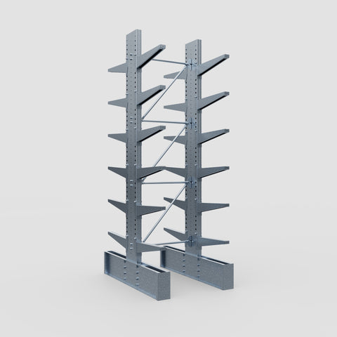 Cantilever Rack - Double Sided - Ultra Heavy Duty - Hot Dip Galvanized - Full Bay - Height 4267mm
