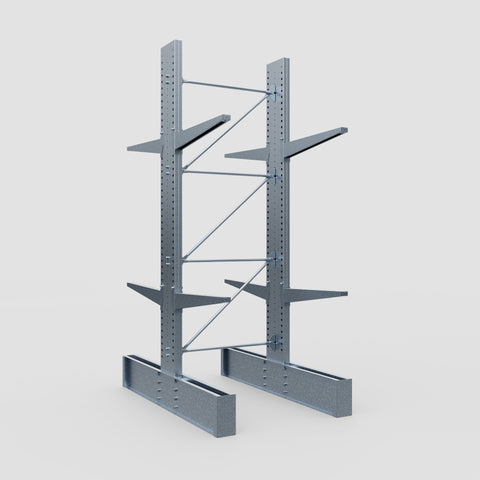 Cantilever Rack - Double Sided - Ultra Heavy Duty - Hot Dip Galvanized - Full Bay - Height 4267mm