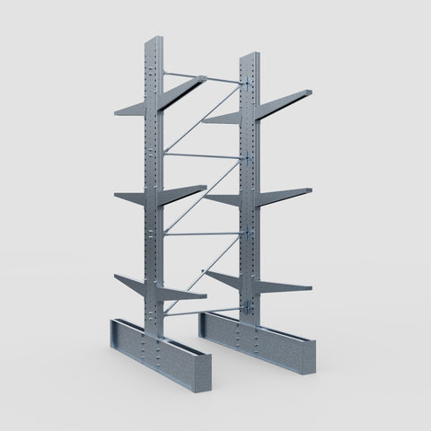 Cantilever Rack - Double Sided - Ultra Heavy Duty - Hot Dip Galvanized - Full Bay - Height 4267mm