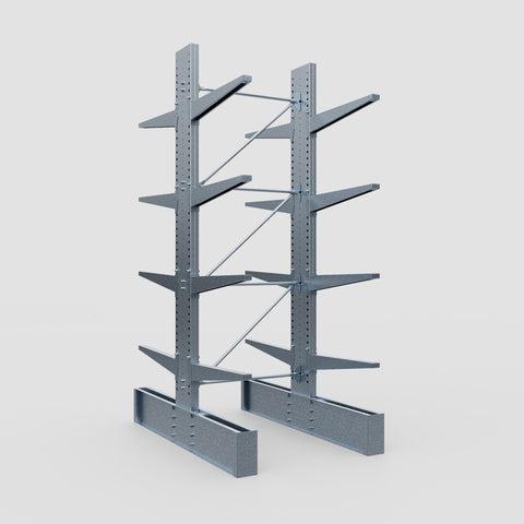 Cantilever Rack - Double Sided - Ultra Heavy Duty - Hot Dip Galvanized - Full Bay - Height 4267mm