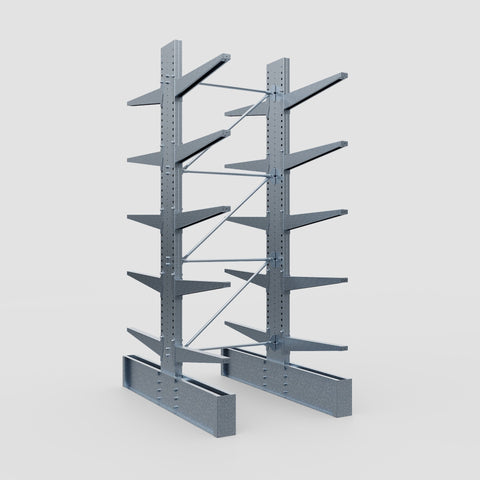 Cantilever Rack - Double Sided - Ultra Heavy Duty - Hot Dip Galvanized - Full Bay - Height 4267mm