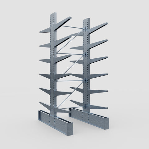 Cantilever Rack - Double Sided - Ultra Heavy Duty - Hot Dip Galvanized - Full Bay - Height 4267mm