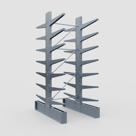 Cantilever Rack - Double Sided - Ultra Heavy Duty - Hot Dip Galvanized - Full Bay - Height 4267mm