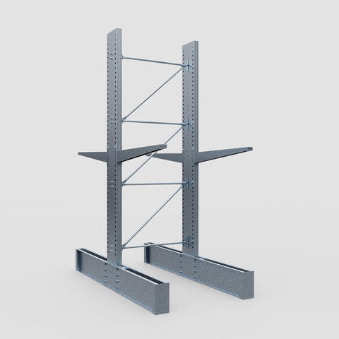 Cantilever Rack - Double Sided - Ultra Heavy Duty - Hot Dip Galvanized - Full Bay - Height 4267mm