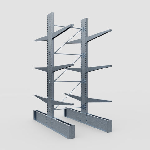 Cantilever Rack - Double Sided - Ultra Heavy Duty - Hot Dip Galvanized - Full Bay - Height 4267mm