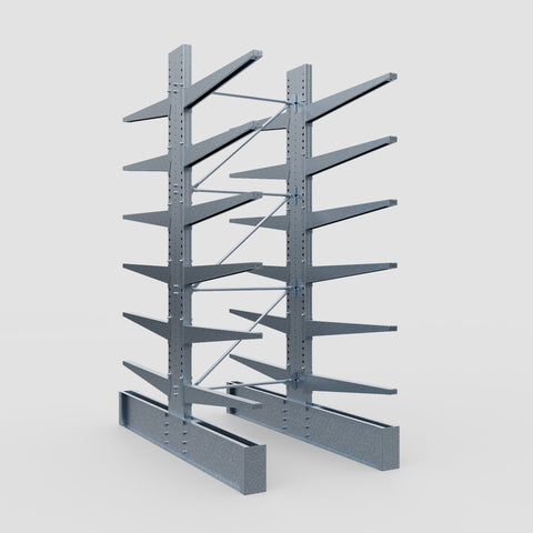 Cantilever Rack - Double Sided - Ultra Heavy Duty - Hot Dip Galvanized - Full Bay - Height 4267mm