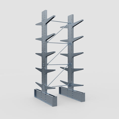 Cantilever Rack - Double Sided - Ultra Heavy Duty - Hot Dip Galvanized - Full Bay - Height 4267mm