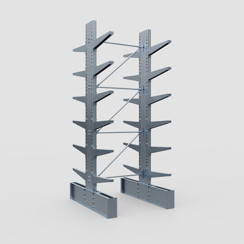 Cantilever Rack - Double Sided - Ultra Heavy Duty - Hot Dip Galvanized - Full Bay - Height 4267mm