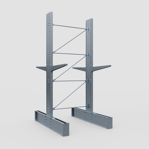 Cantilever Rack - Double Sided - Ultra Heavy Duty - Hot Dip Galvanized - Full Bay - Height 4267mm
