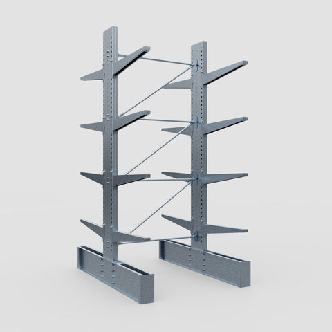 Cantilever Rack - Double Sided - Ultra Heavy Duty - Hot Dip Galvanized - Full Bay - Height 4267mm