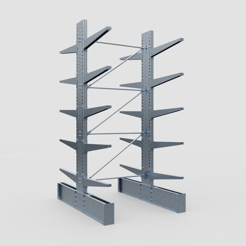 Cantilever Rack - Double Sided - Ultra Heavy Duty - Hot Dip Galvanized - Full Bay - Height 4267mm
