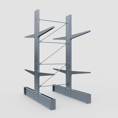 Cantilever Rack - Double Sided - Ultra Heavy Duty - Hot Dip Galvanized - Full Bay - Height 4267mm