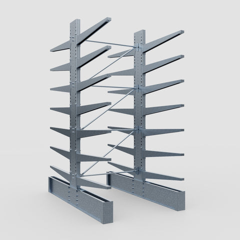 Cantilever Rack - Double Sided - Ultra Heavy Duty - Hot Dip Galvanized - Full Bay - Height 4267mm