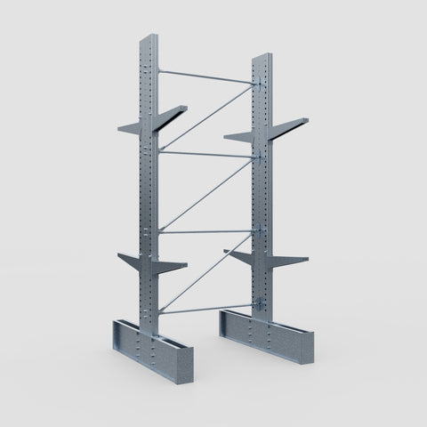Cantilever Rack - Double Sided - Ultra Heavy Duty - Hot Dip Galvanized - Full Bay - Height 4267mm