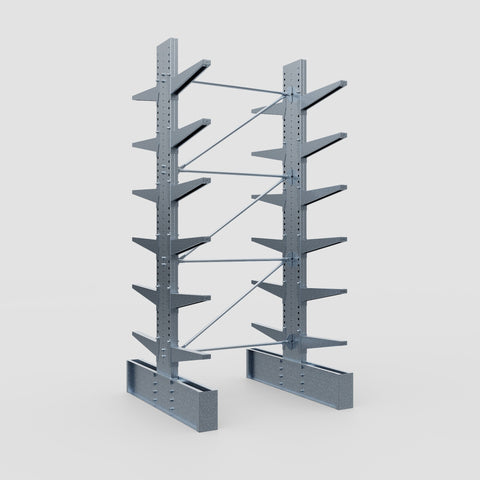 Cantilever Rack - Double Sided - Ultra Heavy Duty - Hot Dip Galvanized - Full Bay - Height 4267mm